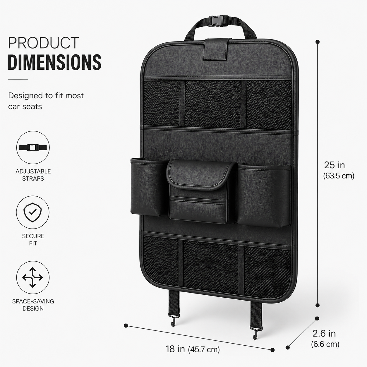 Car Back Seat Organizer