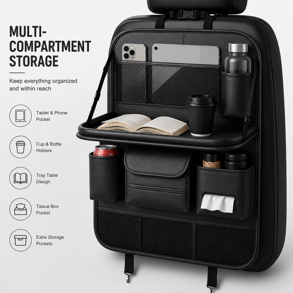 Car Back Seat Organizer