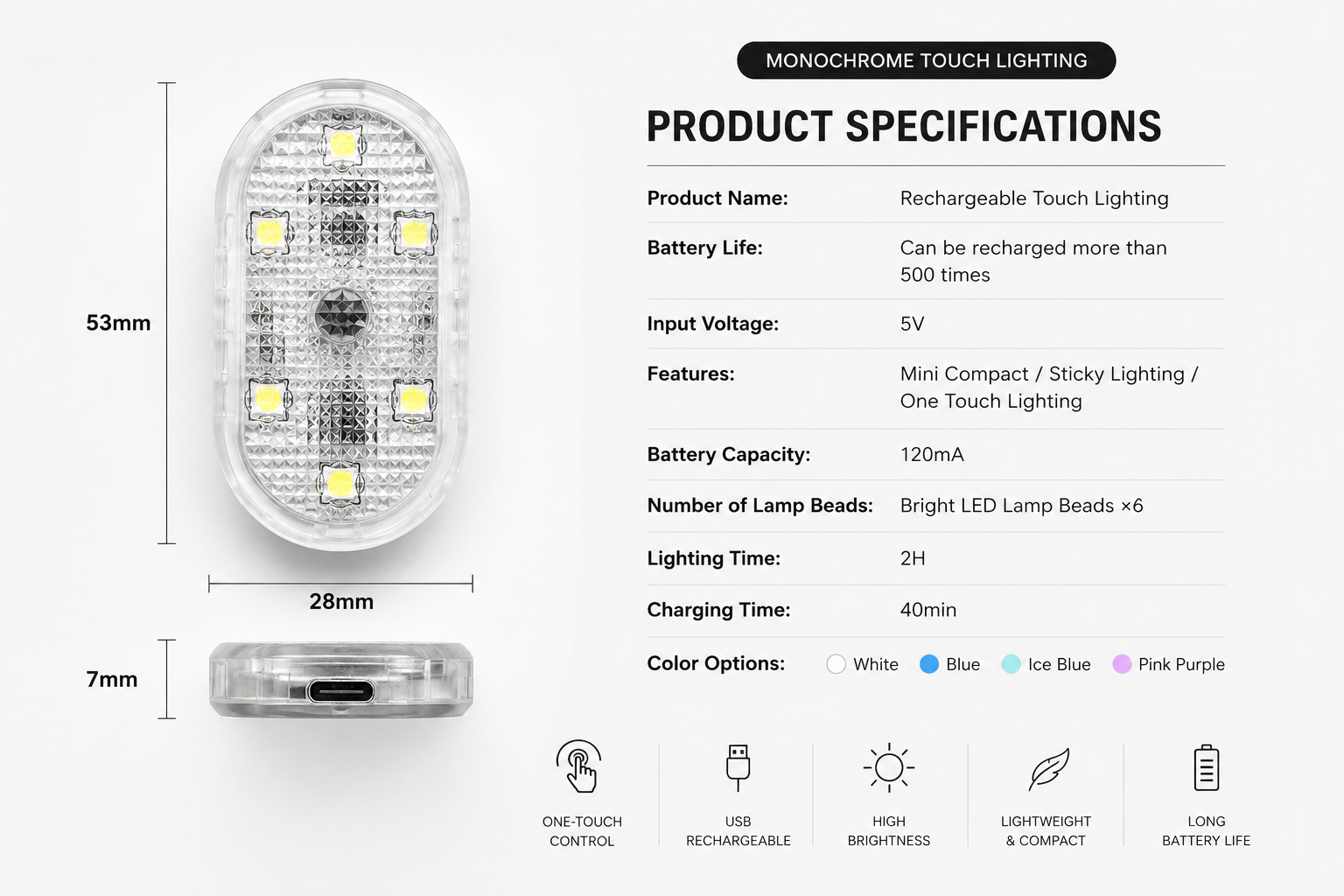 USB LED Interior light