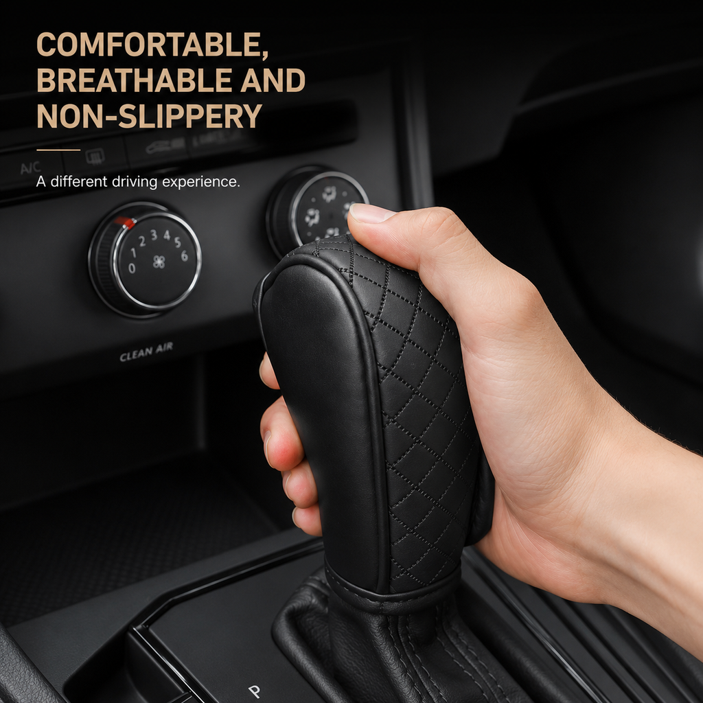 Leather Gear Stick Cover
