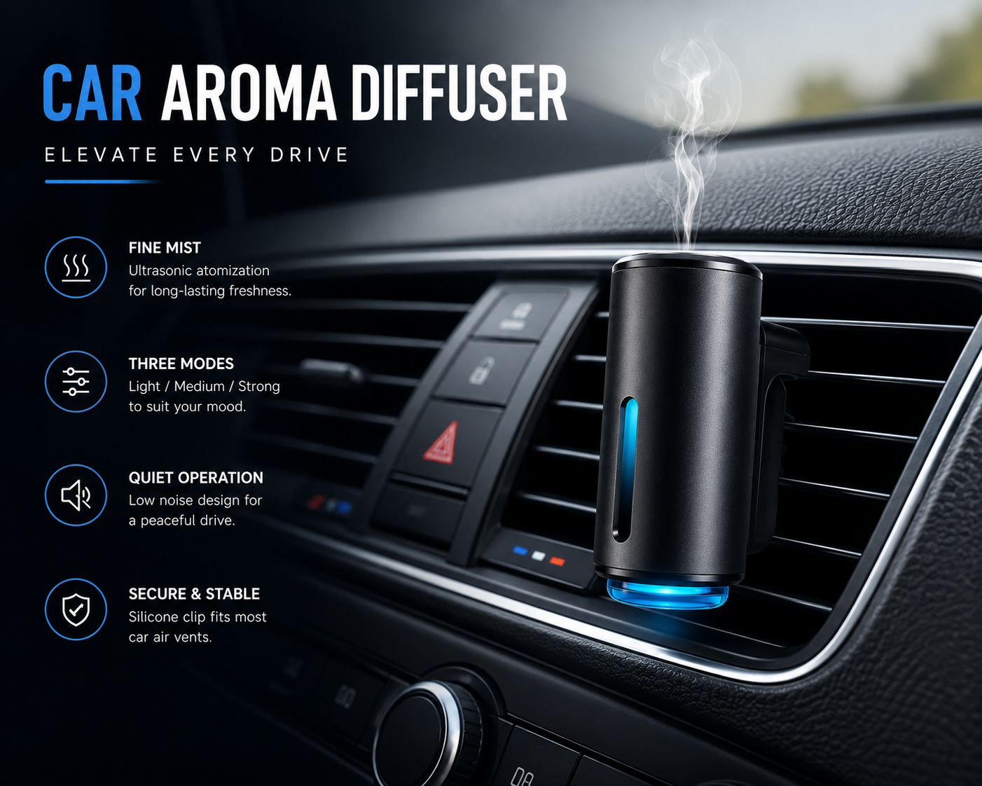 Car Air Freshener Electric Diffuser